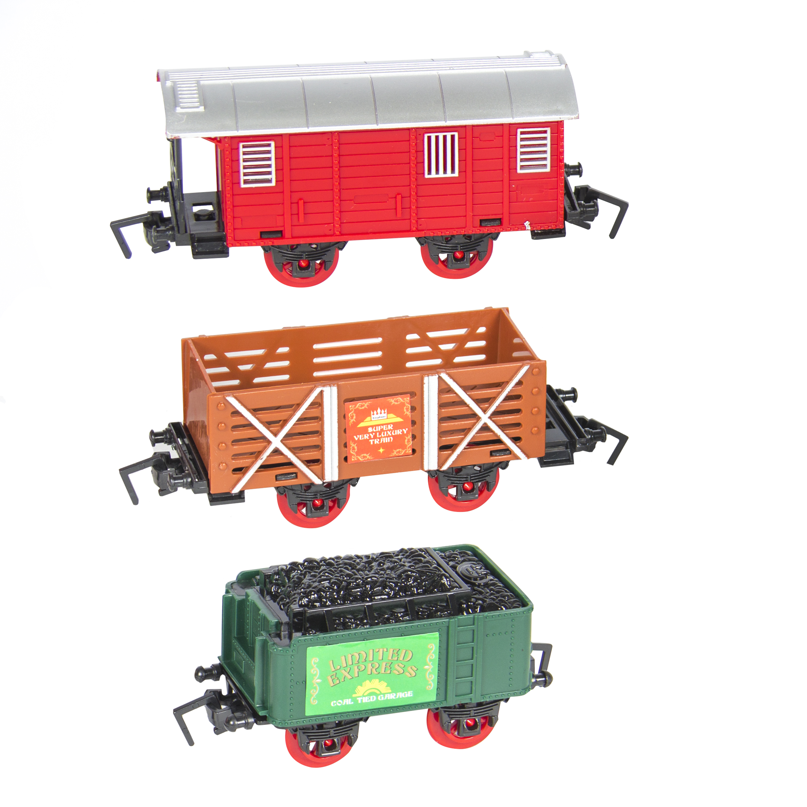 Best Choice Products Kids Classic Electric Railway Train Car Track Play Set Toy w/ Music, Lights - image 4 of 5