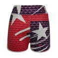 thumbnail image 2 of QLEICOM Womens Athletic Shorts, Plus Size Shorts, Fitness Leggings Fitness Independence Day Printed Yoga Sweat Pants Yoga Shorts, Running Shorts, Comfy Beach Shorts, Cycling Shorts Multicolor XL, 2 of 3
