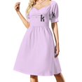 thumbnail image 2 of K - Killers Vestido de manga corta vestidos de novia para fiestas vestido de mujer chic y elegante vestido de noche, 2 of 8