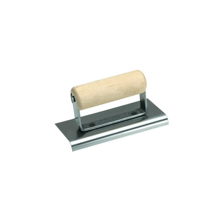 Marshalltown CE508S Stainless Steel Concrete Edgers, 6" x 4"