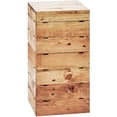 thumbnail image 1 of Cal Mil 3627-99 Mid-Century Madera Square Crate Riser - 9 x 9 x 18 in., 1 of 1