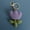Purple Tulip (Three-Pronged), variant on Hand-woven tulip pendant, knitted keychain for mothers, finished floral bag decoration
