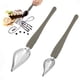 thumbnail image 1 of Paquete de 2 cucharas decorativas de precisión para dibujo culinario, cucharas de acero inoxidable para salsas, para decorar platos, pasteles y postres (2 tamaños), 1 of 7