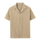 thumbnail image 4 of pstuiky camisetas de hombre, Camisa de punto de manga corta para hombre, cárdigan informal con botones y solapa de manga corta. camisetas de hombre xl, 4 of 8