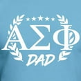 thumbnail image 3 of CafePress - Alpha Sigma Phi Greek Dad White T Shirt - Fitted T-Shirt, Vintage Fit Soft Cotton Tee, 3 of 4