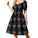 thumbnail image 2 of Jim Promised You A Miracle Vestido de manga corta vestidos de mujer para ocasis especiales vestido de fiesta mujer elegante de lujo, 2 of 7