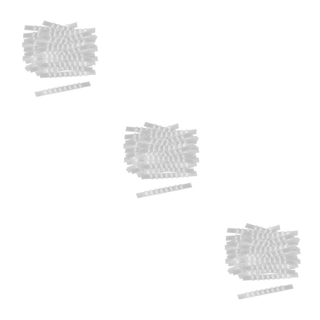 Bewildely Tiras de silicona para colgar con aletas, 100 Uds., empuñaduras adhesivas para ropa, color blanco, 6x70mm Type1 NO1