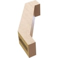 thumbnail image 6 of Ekena Millwork 3"W x 8"D x 12"H Burlington Rough Cedar Woodgrain TimberThane Knee Brace, Primed, 6 of 6