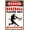 Warning Sign 2, variant on Baseball Players Only 8"x12" Metal Tin Sign, Sports Warning Sign, Baseball Decor for Boys Room, Baseball Gifts, Boys Room Wall Art