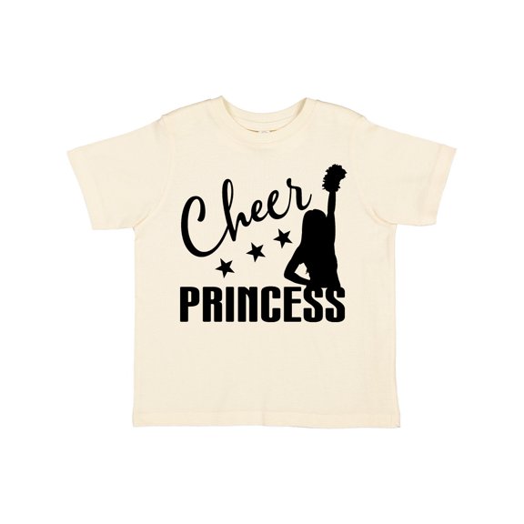 Inktastic Cheer Princess Cheerleading Girls Toddler T-Shirt