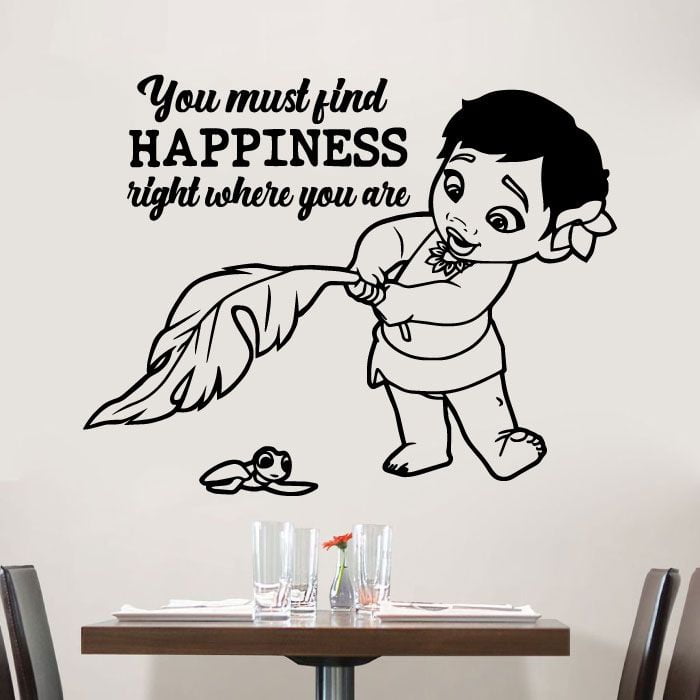 It's All About Where Your Minds at Beautiful Surfer Quote Vinyl Wall Sticker Art Decal Girls Boys Kids Room Design Bedroom Water Sport