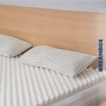 thumbnail image 3 of Almohada Jumbo Suave y Cómoda - Blanca con Plateado Memory Foam Almohada jumbo Dreambox, 3 of 7