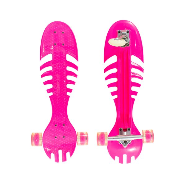 Patineta Para Niños LAVIGA Waveboard Esqueleto Pescado Rosa