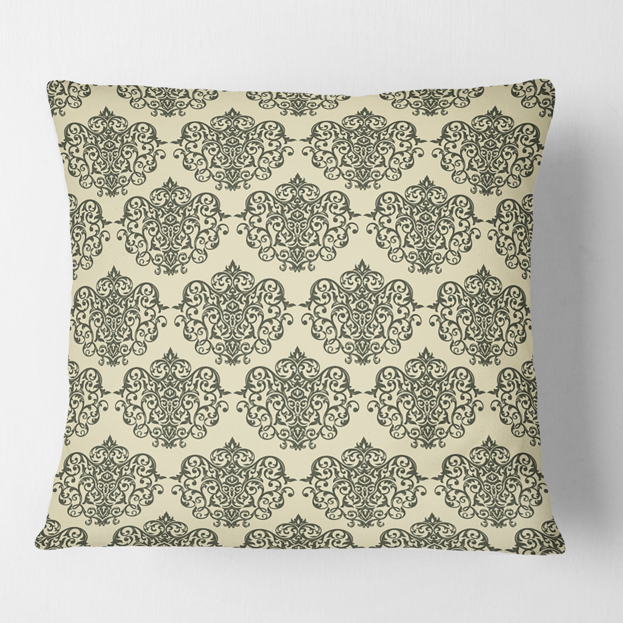 Designart Abstract Design Retro Pattern III' Mid-Century Modern Throw Pillow - 16x16