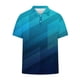 thumbnail image 5 of Camisas de Verano Casuales de Manga Corta de los Hombres con Botón de Cuello de Solapa Top de Malla Transpirable para Vacaciones en la Playa Del Día Del Padre, 5 of 7