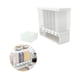 thumbnail image 4 of Caja De Almacenamiento De Granos Dispensador De Granos De Diseño De Partición Separada De Plástico Con Una Taza De Medición Soporte De Grano Clasificado Para Cocina Monstrate HA013253-00, 4 of 6