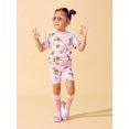thumbnail image 6 of Little Star Organic Toddler Girl 4Pk Bike Shorts, Size 12M-5T, 6 of 13