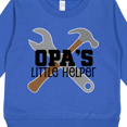thumbnail image 3 of Inktastic Opa Little Helper Grandkid Toddler Sweatshirt, 3 of 4