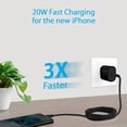 thumbnail image 6 of USB C Wall Charger Block,FiveBox 20W PD Type C Charger Block Fast UCB C Charging Block Type C Charger Plug USB C Brick Power Adapter,Black, 6 of 7