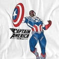 thumbnail image 3 of Captain America T-Shirt Garçon/fille Sam Wilson Doodle, 3 of 5