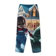thumbnail image 3 of Lsque Chucky Print Women's Pajama Pants, Lounge Pant - Comfortable Home Wear,Elastic Waistband, Stylish Design-X-Large, 3 of 9