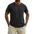 thumbnail image 2 of yillto Men Big and Tall Shirts Quick Dry Lightweight Athletic Running Tshirts Summer Breathable Tees, 2 of 7