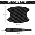 thumbnail image 2 of Yazoeia 8 PCS Car Door Handle Sticker, Anti-Scratch Car Door Bowl Sticker Protection, Auto Door Cup Protective Sticker, Soft & Comfortable Car Interior Accessories（Black） CJC912-116756, 2 of 6