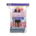 thumbnail image 6 of Hanes Women's Breathable Cotton Brief Underwear, White or Assorted, 10-Pack 10, 6 of 7