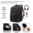 thumbnail image 3 of Cafele 17.3 inch Laptop Backpack,Extra Large Backpack Bookbag Computer Rucksack with USB Charging Port,Water Resistant Sturdy Backpack for Business College School Travel,Men Women Casual Day, 3 of 6