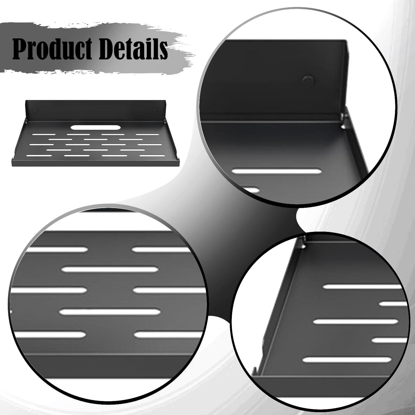 Axioma Floating Metal Wall Mount Shelf Router Shelf Modern Cable Management Router Rack
