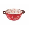 thumbnail image 1 of New Cherry Bianual Hollow Ceramic Dessert Bowl, 1 of 4