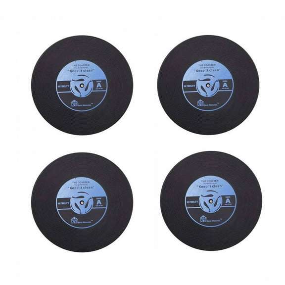 AUQ Bar Coasters,Cozy Dining Experience Coasters for Drinks,Stain and Mold Resistant Cup Coaster,Blue