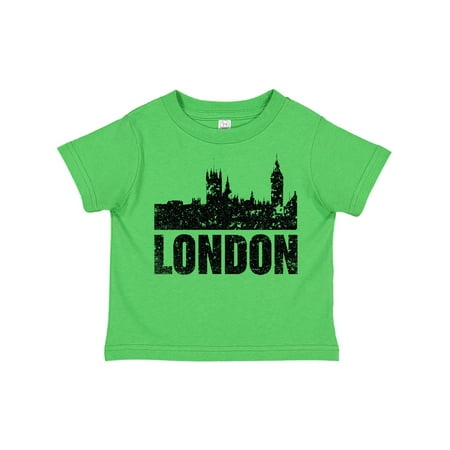 

Inktastic London England City Skyline with Grunge Gift Toddler Boy or Toddler Girl T-Shirt