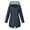 Navy, variant on DDAPJ pyju Plus Size Rain Jackets for Women on Clearance,Striped Lined Lightweight Hooded Raincoat Drawstring Waist Zip Windbreaker Coat Outdoor Softshell Jacket for Hiking,Travel,Sport