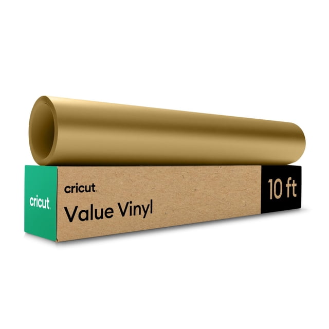 Vinilo Cricut Valor Dorado Mate 30 cm x 3 m Rollo