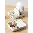 thumbnail image 4 of Soporte para cuchara con soporte para tapa para estufa (juego de 2) espátula para cucharón, tapa para olla, soporte para utensilios de encimera, accesorios de cocina para cocinar JAMW Sencillez, 4 of 4