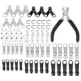 thumbnail image 6 of 85PCS Zipper Repair Kit Multiple Sliders, Durable Install Plier, Versatile Application, 6 of 9