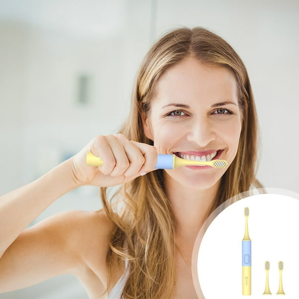 Cepillo de Dientes Inteligente, Diseño Silencioso, Resistente Al Agua Ipx7, Vibración de Limpieza Profunda, Apto para Aparatos Dentales E Implantes, Suave con Las Encías, Ideal para Viajes, 1 Pila Aa
