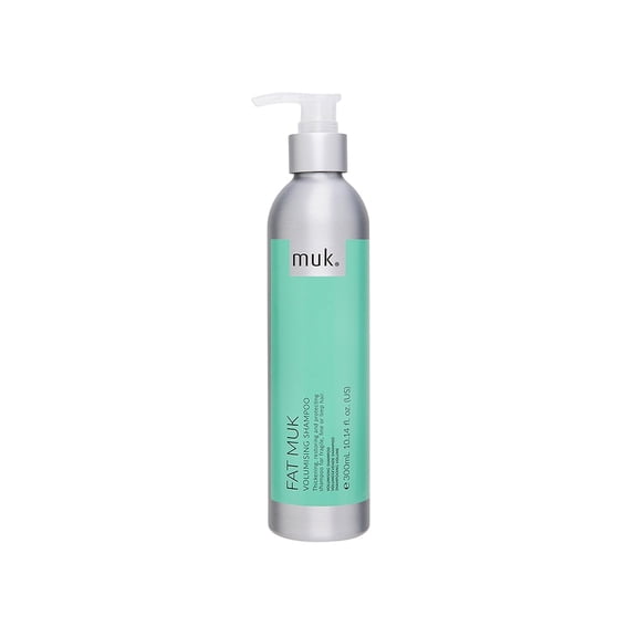 Muk Fat Volumising Shampoo, Volume Boosting Hair Shampoo, Thickening Shampoo for Fine Hair, Lightweight Body and Shine Shampoo, 10.1 oz