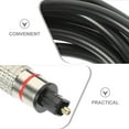 thumbnail image 3 of WRITWAA Black Optical Digital Audio Cable Male to Male Fiber Cord for Car Use Stable High Definition Sound, 3 of 8