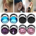 thumbnail image 5 of HOOUN 1pc Ear Tunnel Piercing Expander Earring Flesh Ear Plug Gauges Piercing Jewelry -white-5mm, 5 of 9