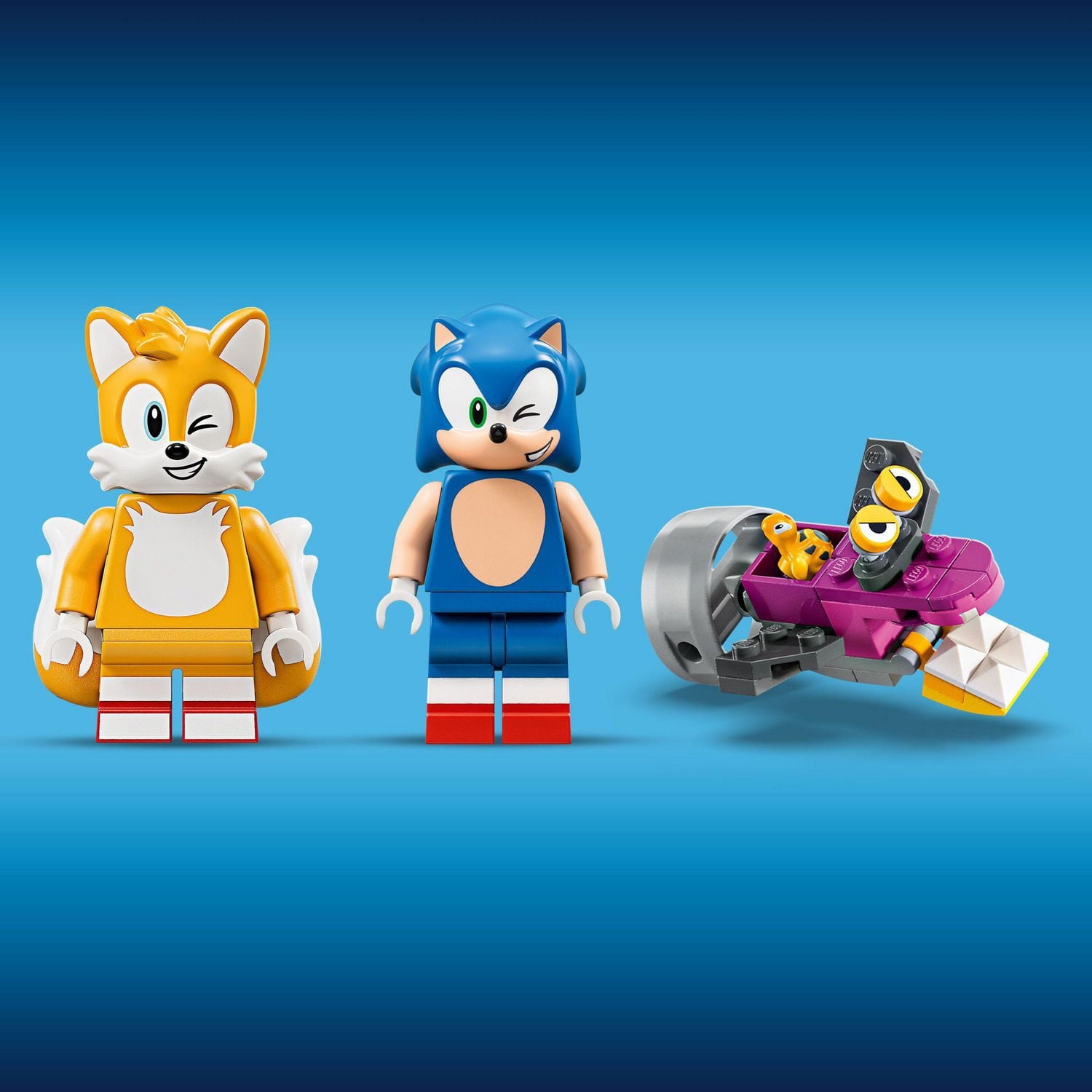 LEGO Sonic Le bateau d’aventure de Tails 76997 Ensemble de construction (393 pièces)