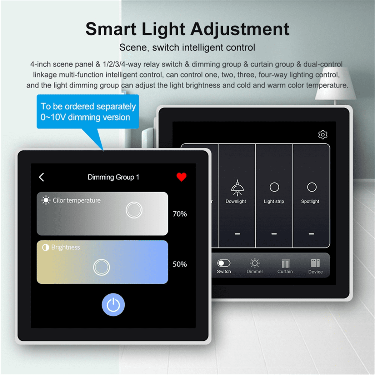 Tuya T3E Pro Smart Control Panel Switch Touch Screen Panel Switch Zigbee Intelligent Home Wall Push Light Switch Black