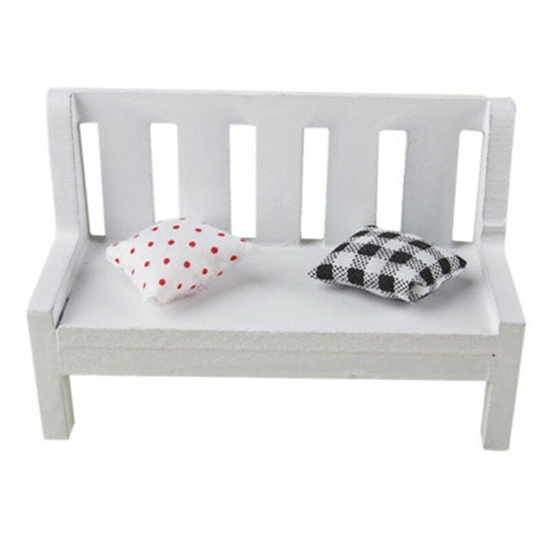 miniature wooden bench