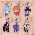 thumbnail image 2 of THELMA Lindo Llavero acrílico Acrílico Asiento del llavero Anime Evangelion Doble cara EVA Accesorios para llaveros Ayanami Rei Accesorios para el interior del coche Ikari Shinji Llaveros huangjie unisex, 2 of 2