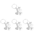 thumbnail image 3 of Raindrops 4pcs Travel Memorial Keychain Airplane World Map Keychain Travel Souvenirs Gift, 3 of 8