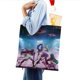 thumbnail image 4 of K-Pop Demon Hunters Bolso de tela con estampado de lienzo para mujer, bolsa de compras reutilizable y estética, con cremallera interior, regalo para mujer,38*45cm., 4 of 6