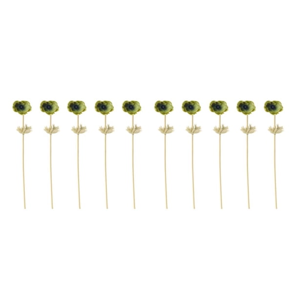 Advancent 5 piezas de anémona artificial con hojas de flores de boda de seda Type5 NO5