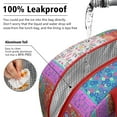 thumbnail image 5 of Lunch Bag Lunch Box for Women Reusable Insulated Lunch Cooler Bags,Large Capacity for Work Travel Picnic,Water-Resistant Pioneer Pieced Patchwork Lunch Tote Bag Gifts for Woman Mom Red, 5 of 6
