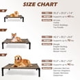 thumbnail image 2 of Cama Elevada para Perro Heeyoo 19x89x19 cm con Malla Transpirable y Refrescante, 2 of 8